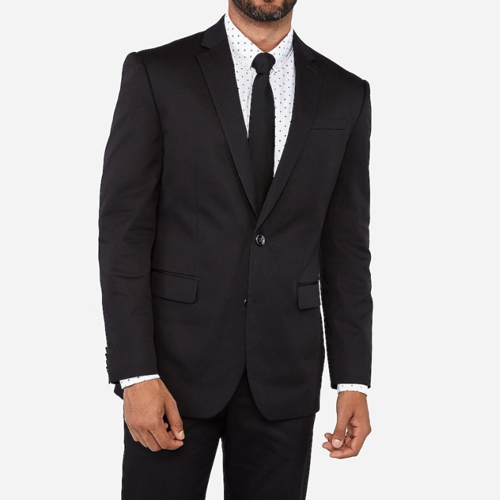 Express Classic Black Suit Jacket